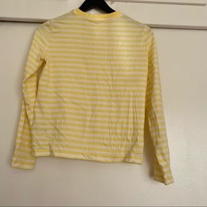 & Other Stories yellow Striped shirt